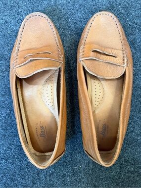 G.H. Bass & Co. Bass Missy Brown Leather Driving Moccasin Loafers Women’s 8.5